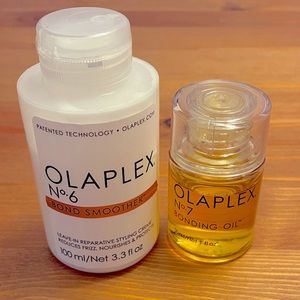Olaplex No. 6 Bond Smoother and No. 7 Bonding Oil